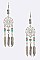 PACK OF 12 Pairs Dream Catcher Feather Earrings