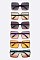 Pack of 12 OVERSIZE SQUARE SUNGLASSES SET
