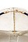 CURVED BAR CIRCLE LINK PENDANT NECKLACE SET