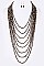 Stylish Multi-Layered Seed Beads Iconic Necklace Set LA-GNE2057