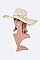 Pack of 12 Straw Floppy Hat Set