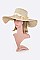 Pack of 12 Straw Floppy Hat Set