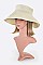 Pack of 12 Straw Foldable Classic Visor Set