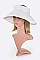 Pack of 12 Straw Foldable Classic Visor Set