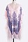 Crinkle Tribal Print Kimono Cardigan