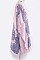 Crinkle Tribal Print Kimono Cardigan