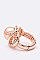 Elegant Pearl & Crystals Stretch Ring LARB2075