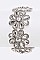 ICONIC CRYSTAL FLOWER STRETCH BRACELET