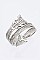 Cubic Zirconia Arrow Iconic Statement Ring