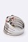Multi Color Cubic Zirconia Ring LAGKL985