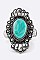 Grand Turquoise Fashion Stretch Ring LASR0040
