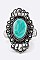 Grand Turquoise Fashion Stretch Ring LASR0040