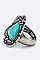 Fashionable Turquoise Fashion Stretch Ring LASR0008