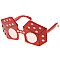 Pack of 12 Dice Novelty Sunglasses