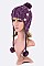 Trendy Double Pom Pom Winter Beanie LA-KH13