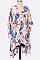 Paisley Print Spring Kimono Cardigan
