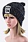 NEW YORK KNOTTED DOUBLE KNIT BEANIE