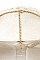 LONG HAMMERED METAL STONE NECKLACE SET
