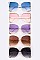 Pack of 12 Pieces Iconic Oversize Pearl Accent Sunglasses	LA108-96165