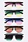 Pack of 12 Pieces Top Bar Iconic Fashion Sunglasses LA108-89174C5