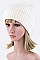 Trendy Double Layer Rib Knit Beanie Hat LA-EMH8587