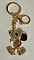 Rhinestone Multicolored Crystal Cute Pendant Charm Keychain with Lobster Clip