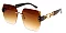 Pack of 12 Rimless Box Chain Sunglasses