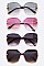 Pack of 12 Oversize Edgy Iconic Sunglasses Set