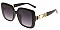 Pack of 12 CHAIN LINK TEMPLE OVERSIZE SUNGLASSES