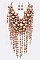 Mix Pearl Layer Head Turner Statement Necklace Set