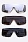 Pack of 12 Shield Inspired Statement Sunglasses Set