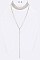 Classy Crystal Choker & Drop Necklace Set LA-KS9016
