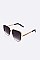 Pack of 12 Chain Accent Temple Fashion Square Sunglasses Set