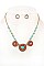 BEAD LINK NECKLACE SET