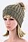 Classic PomPom Knit Fashion Beanie LA-EMH8618