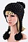 Stylish PomPom Drops Fashion Beanie LA-EMH8620
