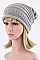 Trendy Raised Knit Slouchy Beanie LA-EMH1070
