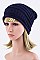 Trendy Raised Knit Slouchy Beanie LA-EMH1070