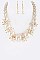 ASSORTED SIZE PEARL STATEMENT NECKLACE SET