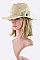 Festival Peacock Feather Embroidery Straw Panama Hat LAFHT3279