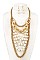 PEARL CHAIN ACCENT NECKLACE SET