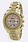 Stylish 2 Tone Fashion Chrono Watch LA-1486