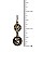 CLUSTER DISK WOVEN CHAIN BIB NECKLACE SET