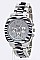 Stylish 2 Tone Fashion Chrono Watch LA-1486
