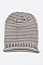 Trendy Raised Knit Slouchy Beanie LA-EMH1070