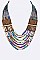 Mix Beads Layer Necklace LA184112Z