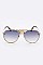 Pack of 12 Rhinestones Aviator Bee Accent Gradient Sunglasses