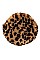 ROUND ANIMAL PRINT CROSS BODY BAG