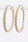 Iconic 70MM Rhinestone Wrap Around Hoops
