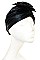 PACK OF 2 METALLIC FLORAL ACCENT TURBAN